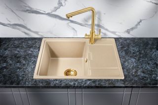 Мойка для кухни Milacio Navarra 65 Cuarzo MC.77064 бежевый